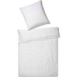 elegante Breezee Half-Linen Duvet Cover, white