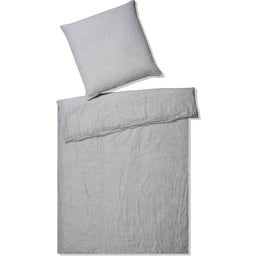 Breezee Half-Linen Duvet Cover, light grey - 135/140 x 200 cm