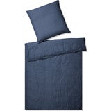 elegante Breezee Half-Linen Duvet Cover, marine