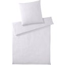 elegante Smooth Muslin Duvet Cover, White