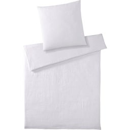 elegante Smooth Muslin Duvet Cover, White - 135/140 x 200 cm