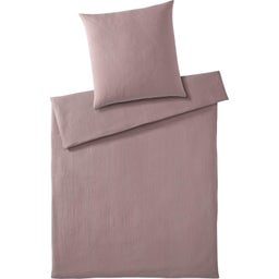 elegante Smooth Muslin Duvet Cover, Blush - 135/140 x 200 cm