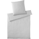 elegante Smooth Muslin Duvet Cover, Stone - 135/140 x 200 cm