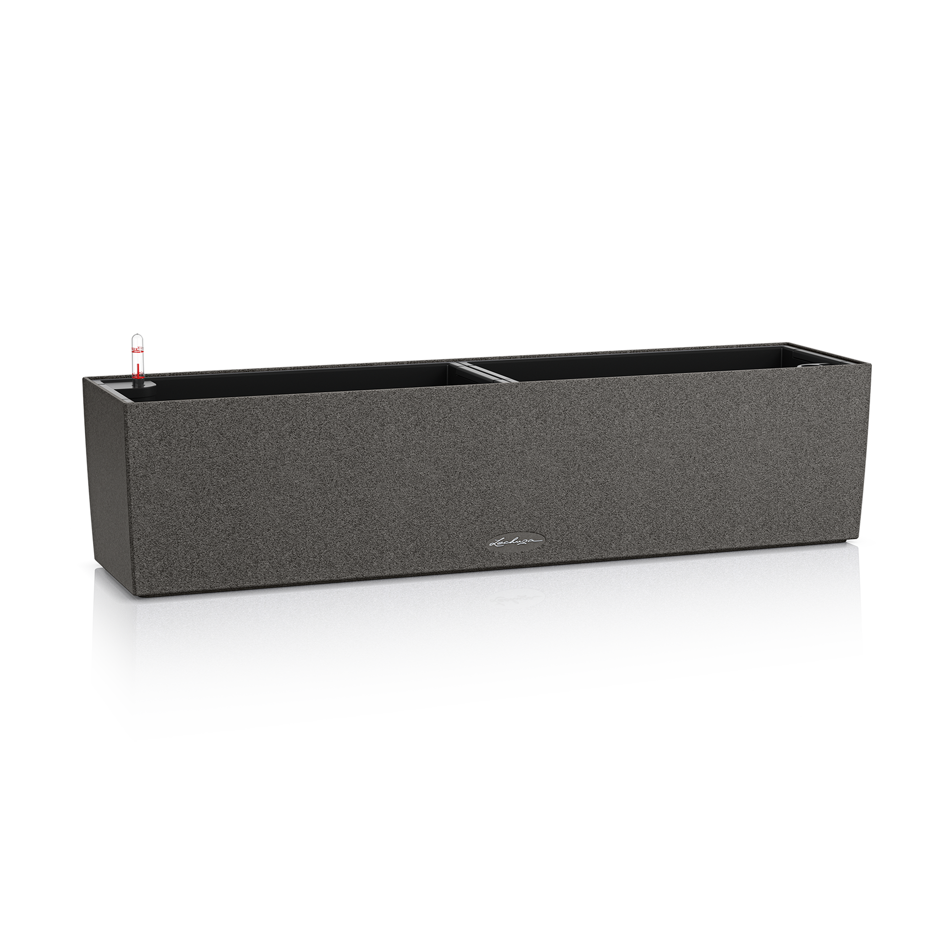 BALCONERA Stone 80 Planter, Graphite Black