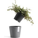 Ecopots Amsterdam - Grey  - Ø 8 cm, height 7 cm