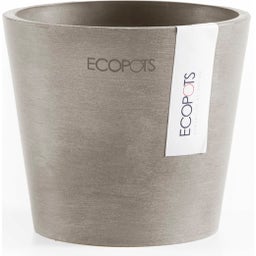 Ecopots Amsterdam - Taupe - Ø 10.5 cm, height 9.2 cm