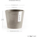 Ecopots Amsterdam - Taupe - Ø 10.5 cm, height 9.2 cm