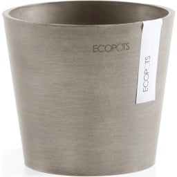Ecopots Amsterdam - Taupe - Ø 13 cm, height 11.4 cm