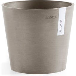 Ecopots Amsterdam Topf - taupe - Ø 17 cm, Höhe 15 cm