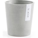 Ecopots Morinda - White Grey  - Ø 13 cm, height 16 cm