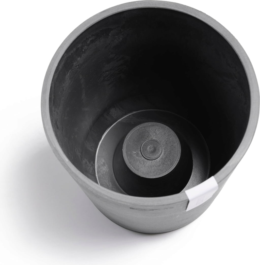 Ecopots Morinda - Grey  - Ø 11 cm, height 12.5 cm