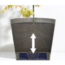 Ecopots Venice 2 - Grey  - Ø 20 cm, height 17.5 cm