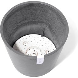 Ecopots Amsterdam Water Reservoir - Grey  - Ø 20 cm, height 17.5 cm