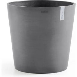 Ecopots Pot Amsterdam Gris + Réservoir d'Eau - Ø 50 cm, hauteur 44 cm