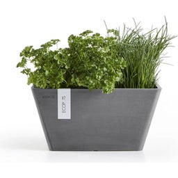 Ecopots Berlin - Grey  - H 15.5 x W 31 x L 31 cm (10 litres)