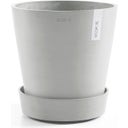 Ecopots Wheels Coaster - White Grey  - ∅ 28.70, height 8.30 cm