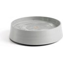 Ecopots Wheels Oslo Coaster - White Grey  - ∅ 28.90, height 8.5 cm