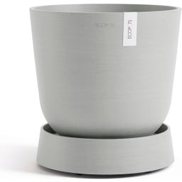 Ecopots Wheels Oslo Coaster - White Grey  - ∅ 28.90, height 8.5 cm