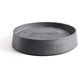 Ecopots Soucoupe Wheels Oslo Grise - ∅ 45,40, hauteur 10,5 cm