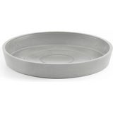 Ecopots Round Coaster - White Grey 