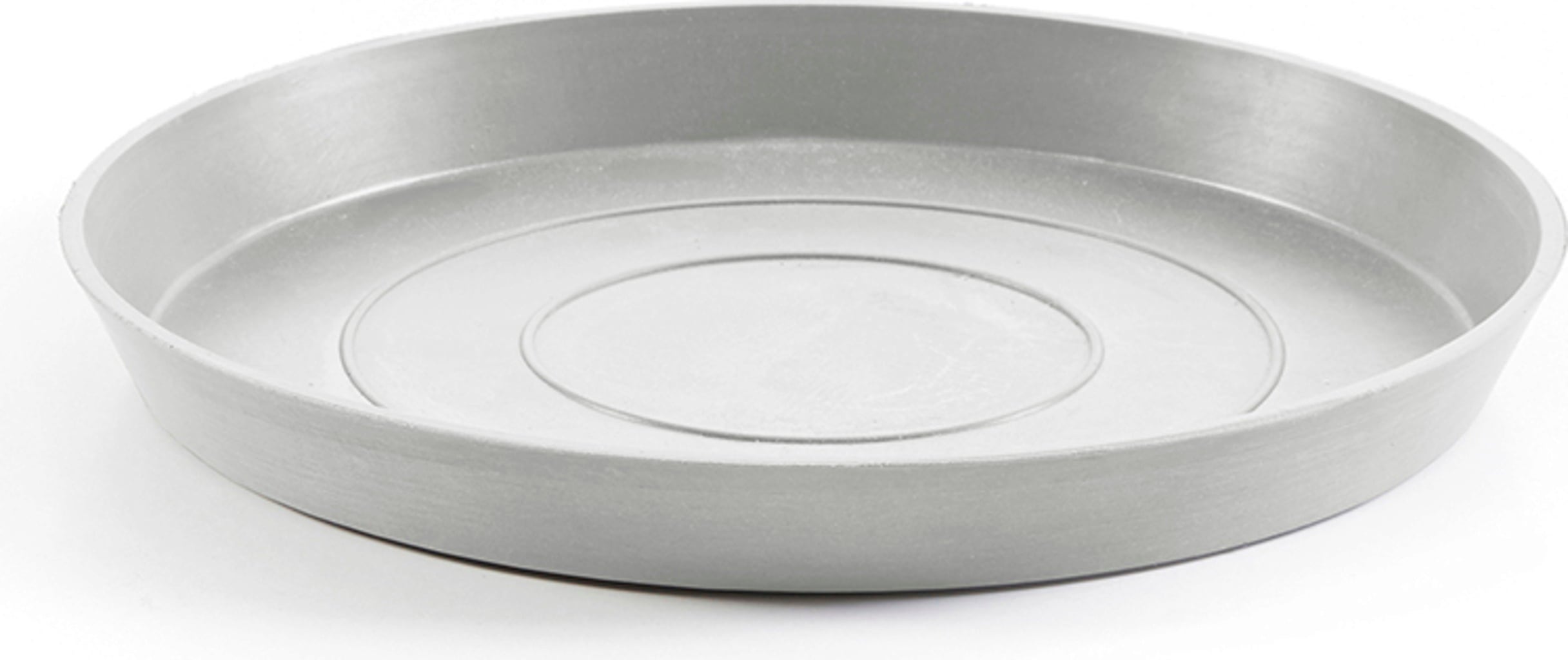 Underlägg / Fat Rund vitgrå, ∅ 37, höjd 3,8 cm