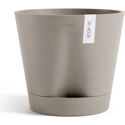Ecopots Pot Venice 2 taupe - Ø 30 cm, höjd 27,5 cm