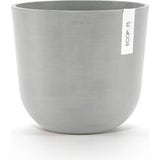 Ecopots Topf Oslo mit Wasserreservoir weißgrau