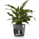 Ecopots Oslo Blanc Gris + Réservoir d'Eau - Ø 25 cm, Höhe 21,80 cm