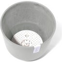 Ecopots Topf Oslo mit Wasserreservoir weißgrau - Ø 35 cm, Höhe 30,50 cm