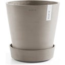 Ecopots Wheels Coaster - Taupe - Ø 28.8 cm, H 8.2 cm