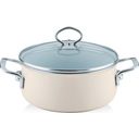 Nouvelle-Avorio Top 3000 Casserole Dish with Glass Lid