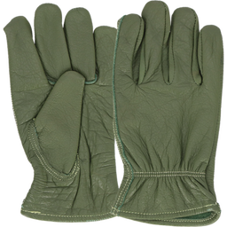 Esschert Design Gants en Cuir de Vache Vert - 