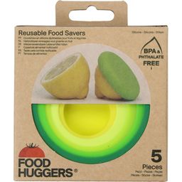 Food huggers Silicone Lid Set - Green - 1 set
