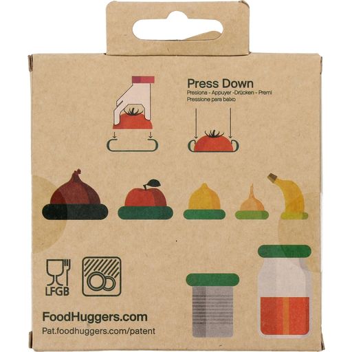 Food Huggers Silikon-Deckel Set in Herbstfarben - 1 Set