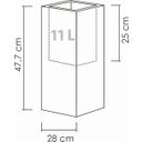 Scheurich Pflanzgefäß C-Cube High - Stony Grey - H 48