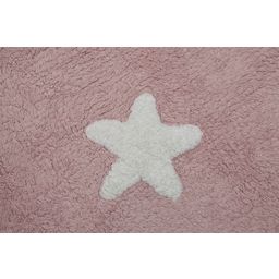 Lorena Canals Tapis - Estrellas Stars - Pink-White