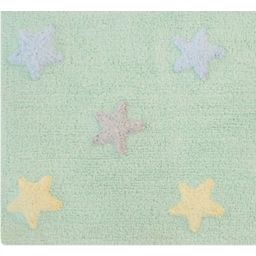 Lorena Canals Preproga - Estrellas Tricolor - Soft mint