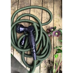 by Benson Deluxe Garden Hose Set, 25 m - Green