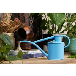 HAWS Indoor Metal Watering Can - 1 L - Summer Sky Blue