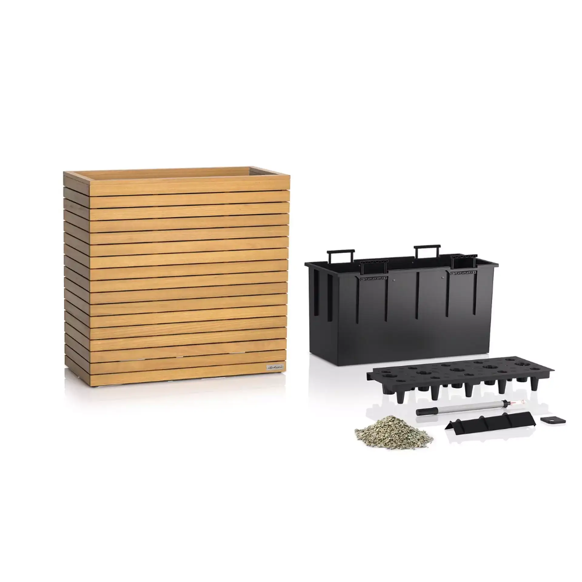 Lechuza PALO Natural Wood 80 wide - High
