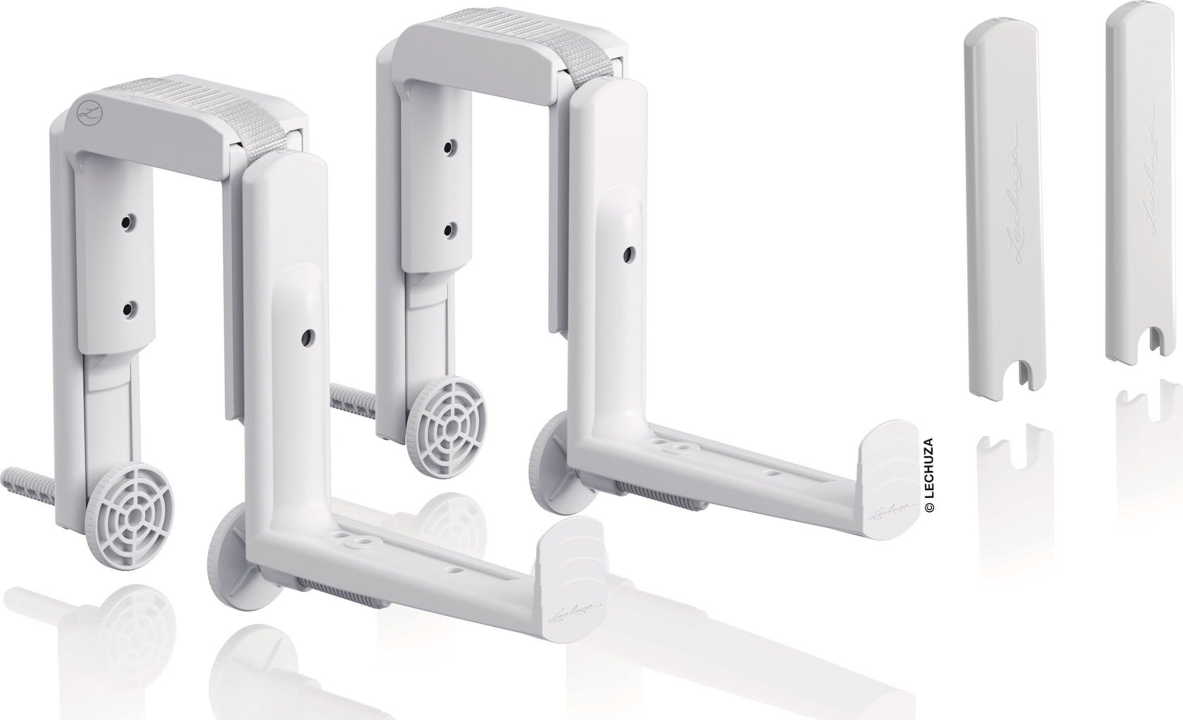 Lechuza Supporto da Balcone WALL - Bianco