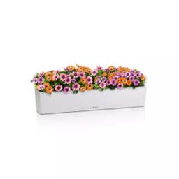 Lechuza BALCONERA Stone 100 Planter - quartz white