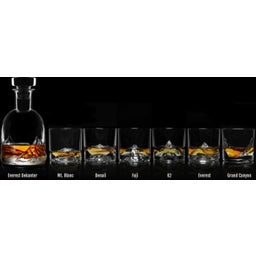 The Peaks Whisky Glasses with Decanter, 15-Piece Luxury Set - 1 set