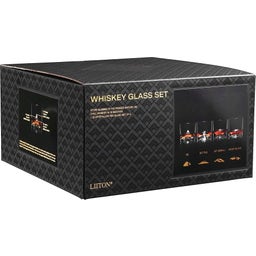 Liiton The Peaks Whisky Glasses, 4 Pieces - 1 set