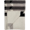 Røros Tweed Kvam Woollen Throw - Greyscale