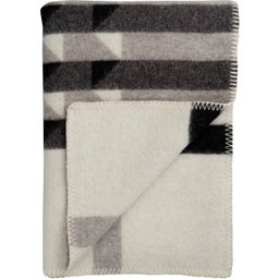 Røros Tweed Kvam Woollen Throw - Greyscale