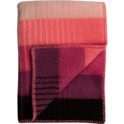 Røros Tweed Åsmund Gradient Woollen Throw - Pink/Green