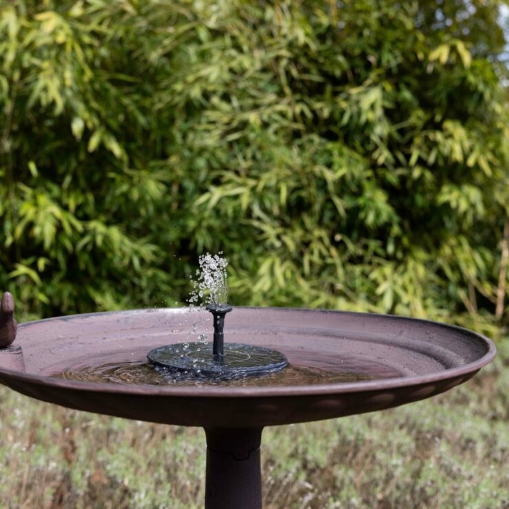Esschert Design Bird Bath Solar Fountain