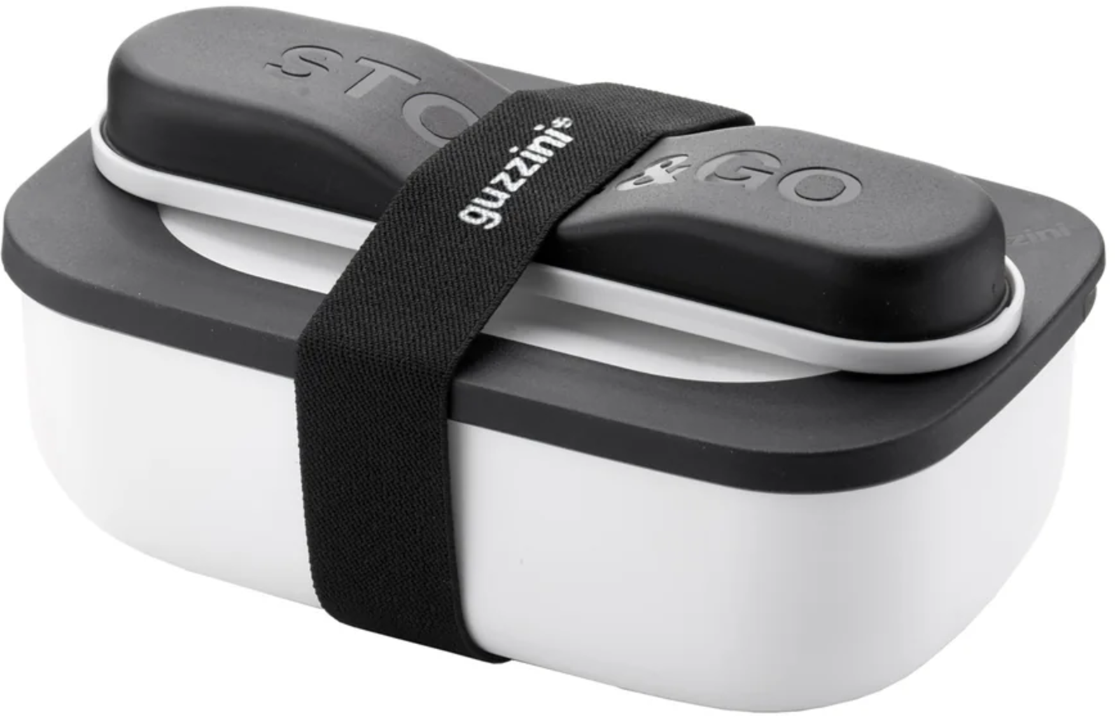 guzzini Set Lunchbox mit Reisebesteck 