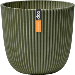 Macetero Indoor Ball - Groove - 21,5x20 cm - Verde